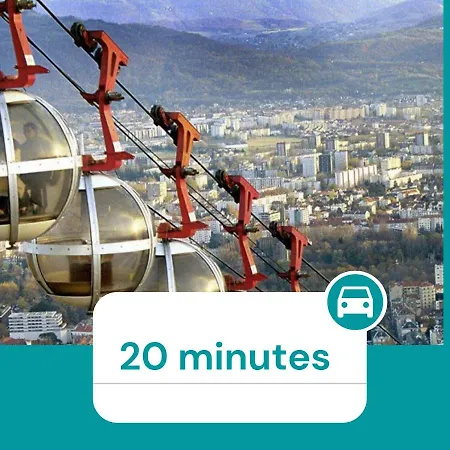 Apartament Ganusha Cosy 3 Parking Gratuit Balcon Grenoble