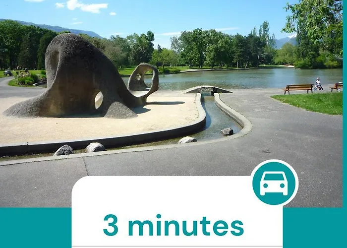 Ganusha Cosy 3 Parking Gratuit Balcon Apartment