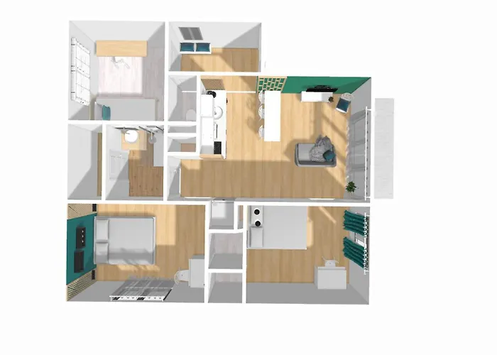 Ganusha Cosy 3 Parking Gratuit Balcon Apartment *