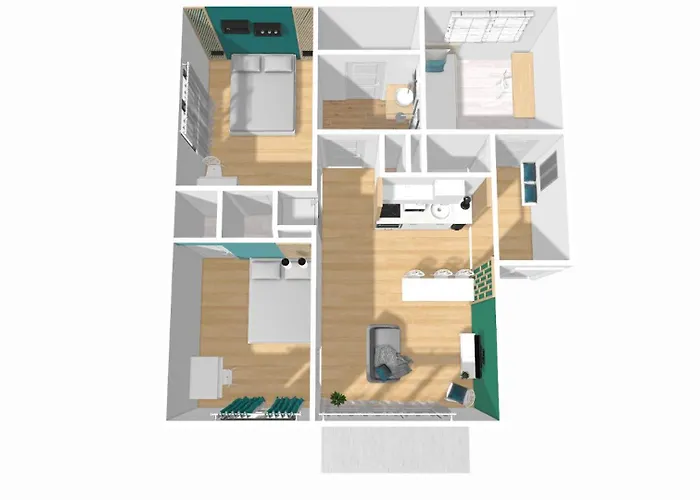 Ganusha Cosy 3 Parking Gratuit Balcon Grenoble