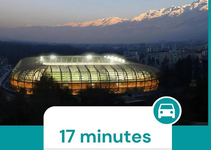 Ganusha Cosy 3 Parking Gratuit Balcon דירה גרנובל