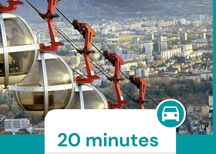 דירה Ganusha Cosy 3 Parking Gratuit Balcon גרנובל