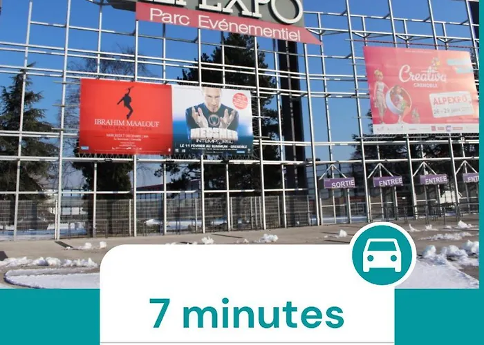 דירה Ganusha Cosy 3 Parking Gratuit Balcon גרנובל